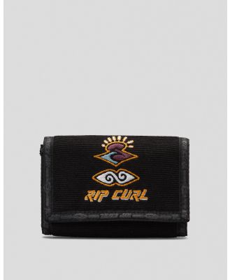 Rip Curl Men's Archive Cord Surf Tri-Fold Wallet in Black