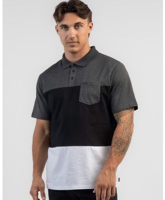 Rip Curl Men's Divided Polo Shirt in Black