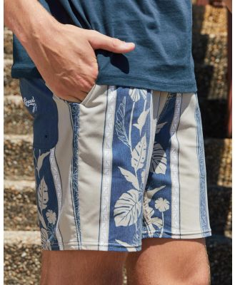 Rip Curl Men's Mod Tropics Layday Board Shorts in Natural