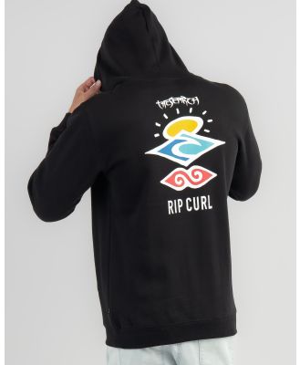 Rip Curl Men's Search Icon Hoodie in Black