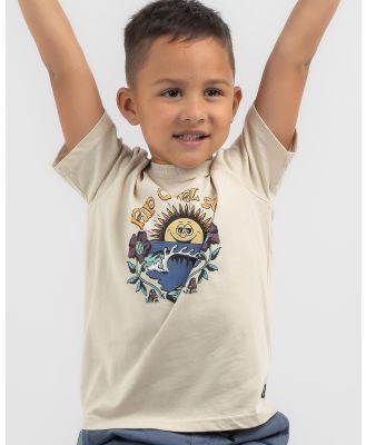 Rip Curl Toddlers' Mystic Waves Art T-Shirt in White