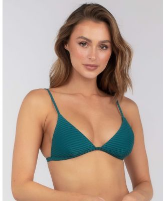 Rip Curl Women's Premium Surf Bikini Top in Green