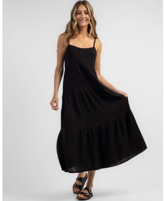 Rip Curl Women's Premium Surf Midi Dress in Black