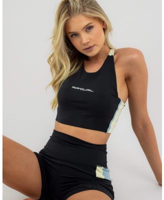 Rip Curl Women's Rss Revival Active Crop Top in Black