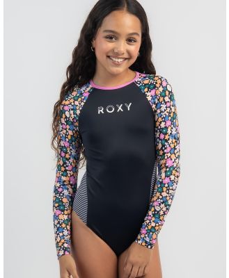 Roxy Girls' Active Joy Long Sleeve Surfsuit in Floral