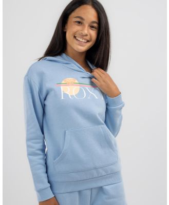 Roxy Girls' Surf Feeling Hoodie in Blue