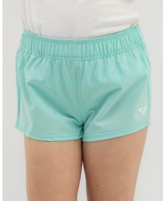 Roxy Toddlers' Solid Board Shorts in Blue