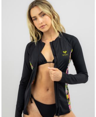 Roxy Women's Active Pt Zipped Long Sleeve Rash Vest