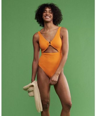 Roxy Women's Color Jam Sd One Piece Swimsuit in Orange