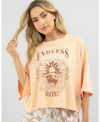 Roxy Women's Frozen Sunset T-Shirt in Orange