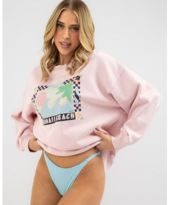 Roxy Women's La Vida Sweatshirt in Pink