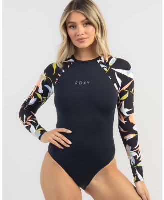 Roxy Women's Mixed Solid Print Basic Surfsuit in Black