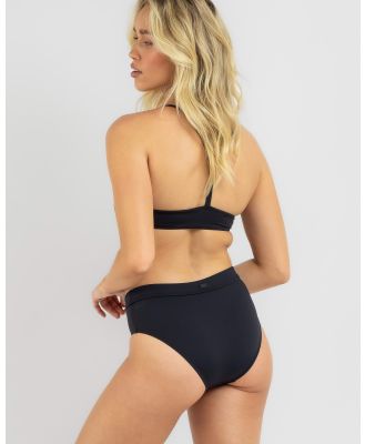 Roxy Women's Sd Beach Classics Hipster Midrise Bikini Bottom in Black