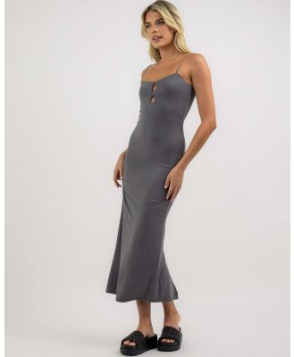 Rumor Women's Netty Midi Dress in Grey