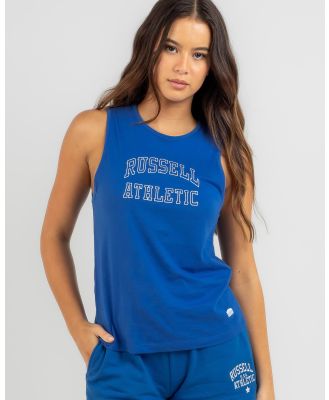 Russell Athletic Women's Base Line Tank Top in Blue
