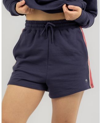 Russell Athletic Women's Graduate Shorts in Purple