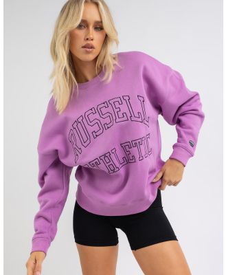 Russell Athletic Women's Reformer Lined Sweatshirt in Purple