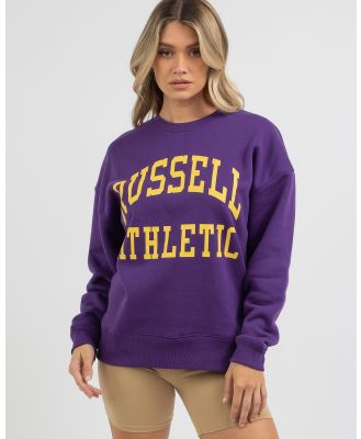 Russell Athletic Women's Track And Field Sweatshirt in Purple