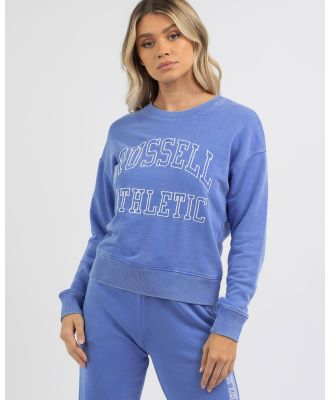Russell Athletic Women's Washback Sweatshirt in Blue