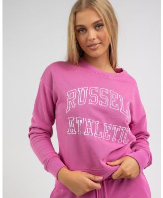 Russell Athletic Women's Washback Sweatshirt in Pink