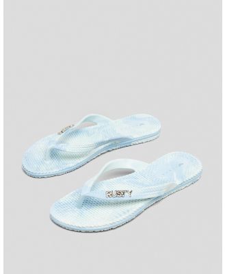 Rusty Girls' Splat Flippin' Thongs Shoes in Blue