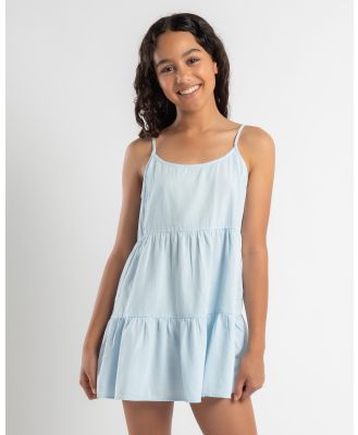 Rusty Girls' Sweet Water Slip Dress in Blue