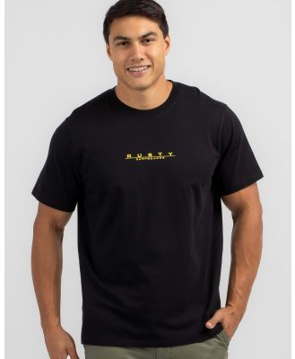 Rusty Men's Rs Dot T-Shirt in Black