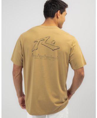 Rusty Men's Sleds And Threads T-Shirt in Natural