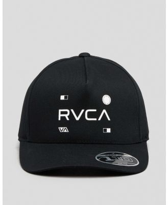 RVCA Men's Upstanding Snapback Cap in Black
