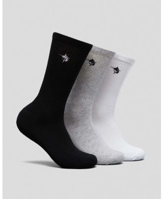 Salty Life Men's Angler 3 Pack Socks