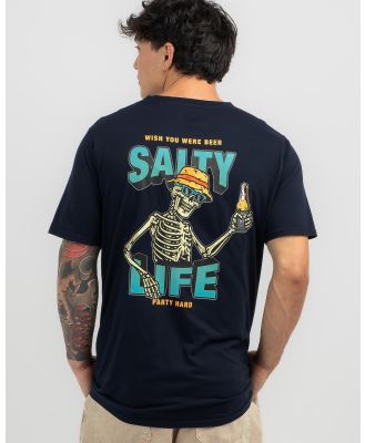 Salty Life Men's Party Hard T-Shirt in Navy