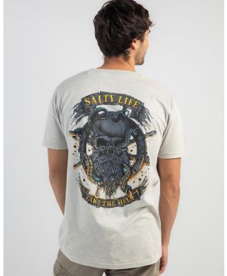 Salty Life Men's Sea Devils T-Shirt in Grey