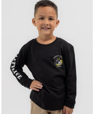 Salty Life Toddlers' Encompass Long Sleeve T-Shirt in Black