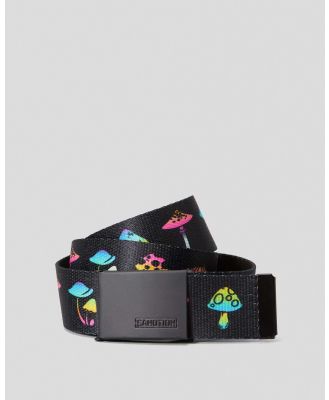 Sanction Men's Shrooms Web Belt in Black