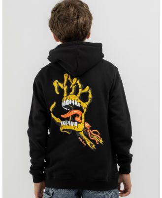 Santa Cruz Boys' Bone Hand Cruz Hoodie in Black