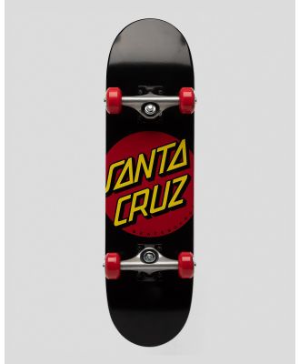 Santa Cruz Classic Dot Super Micro 7.25 Complete Skateboard in Black
