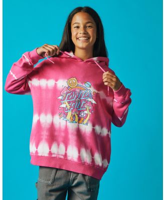 Santa Cruz Girls' Once Upon A Dot Hoodie in Pink