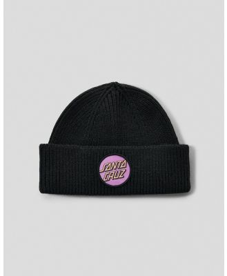 Santa Cruz Girl's Other Dot Beanie Hat in Black