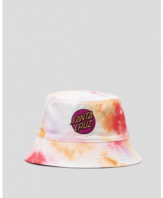 Santa Cruz Girls' Other Dot Bucket Hat in Pink