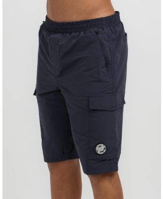 Santa Cruz Men's Mfg Dot Badge Cargo Shorts in Navy