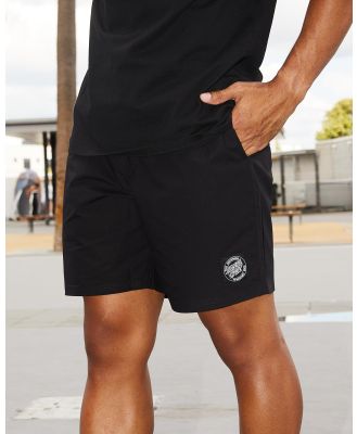 Santa Cruz Men's Mfg Dot Cruzier Solid Shorts in Black