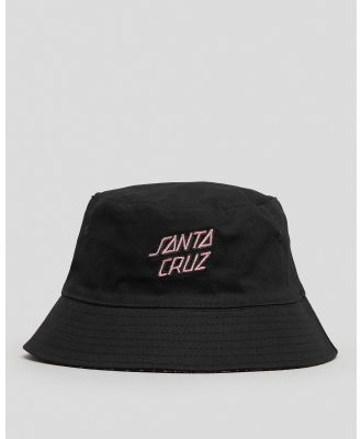 Santa Cruz Women's Botanic Repeat Bucket Hat in Black