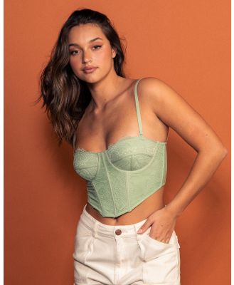 Secret Wishes Women's Chicago Corset Underwear in Green