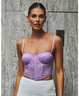 Secret Wishes Women's Chicago Corset Underwear in Purple