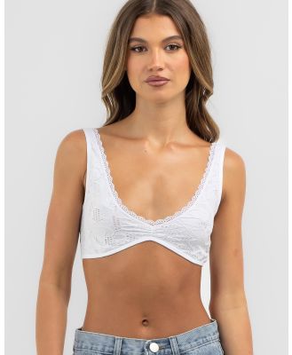 Secret Wishes Women's Lola Seamless Bralette in White