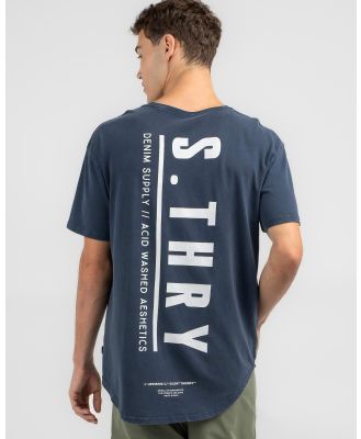 Silent Theory Men's Slow Down T-Shirt in Navy