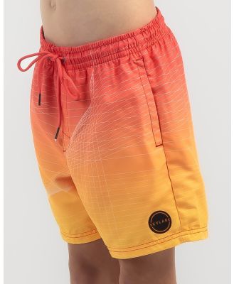 Skylark Boys' Neutral Mully Shorts in Orange