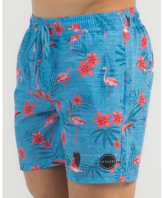 Skylark Men's Blooming Mully Shorts in Blue
