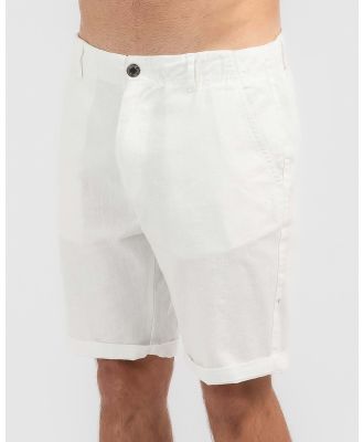 Skylark Men's Hemp Walk Shorts in White