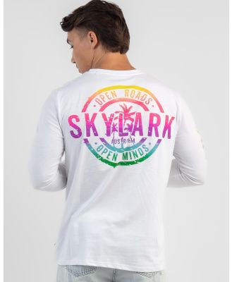 Skylark Men's Revel Long Sleeve T-Shirt in White